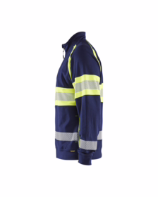 Blåkläder - Sweatshirt Hi-vis 3551 Marineblå/gul