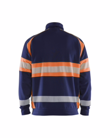 Blåkläder - Sweatshirt Hi-vis 3551 Marineblå/Orange