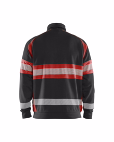 Blåkläder - Sweatshirt Hi-vis 3551 Sort/rød