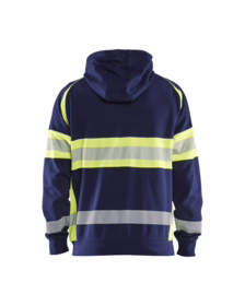 Blåkläder - Hættetrøje Hi-vis 3552 Marineblå/gul
