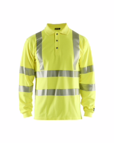 Blåkläder - Poloshirt L/Æ 3439 Hi-vis Gul