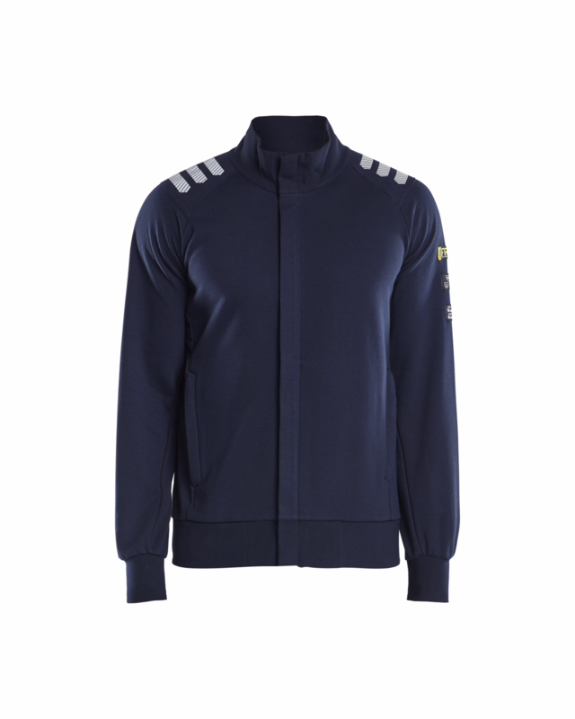 Sweatshirt Full zip 3453 Marineblå, str. M