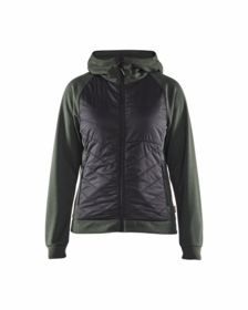 Blåkläder - Sweatshirt Dame 3464 Efterårsgrøn/Sort