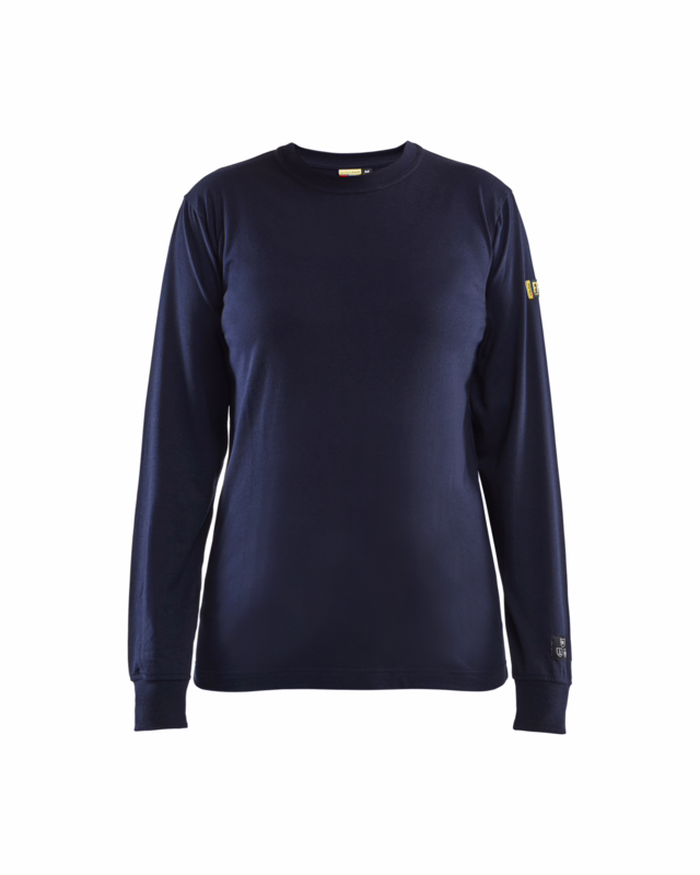 T-shirt L/Æ Dame 3467 Marineblå, str. L