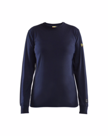 Blåkläder - T-shirt L/Æ Dame 3467 Marineblå