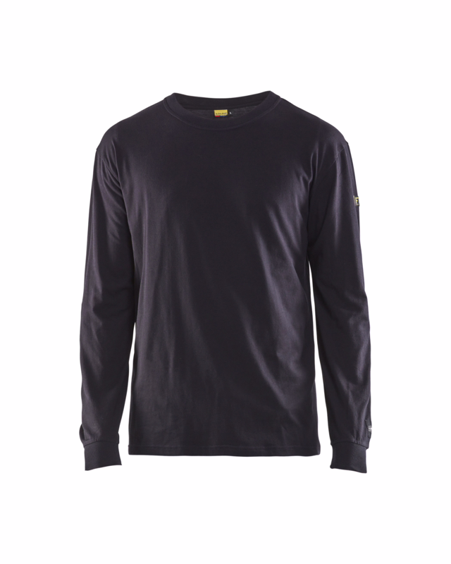 T-shirt L/Æ 3483 marineblå, str. L