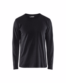 Blåkläder - T-shirt L/Æ 3500 Lang Sort