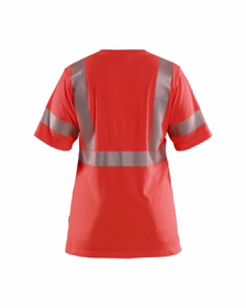 Blåkläder - T-shirt 3502 Dame Hi-vis Rød