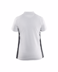 Blåkläder - Poloshirt 3390 Dame Hvid/Mørk Grå