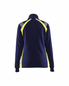 Blåkläder - Sweatshirt Dame 3403 marineblå/gul
