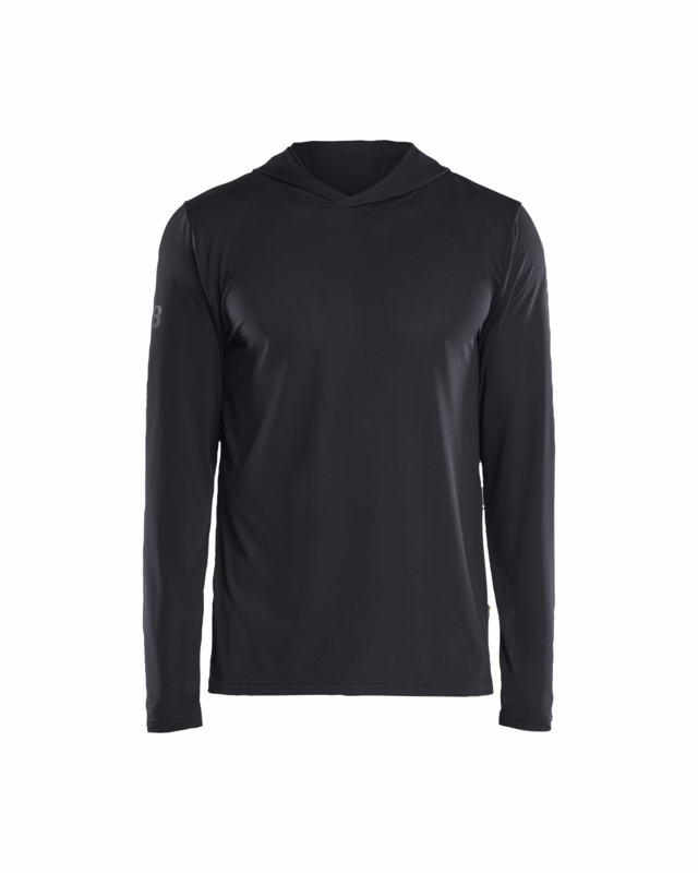 Hættetrøje 3417 Sort, str. 4XL