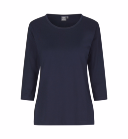 ID Identity - T-shirt 0313 Dame ¾ ærmet Navy