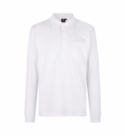 ID Identity - Poloshirt 0326 L/Æ Hvid
