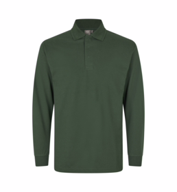 ID Identity - Poloshirt L/Æ 0336 Flaskegrøn