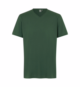 ID Identity - T-shirt V-hals 0372 Flaskegrøn
