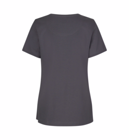 ID Identity - T-shirt V-hals 0373 Dame Silver grey