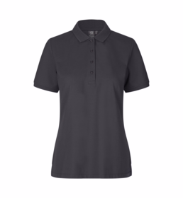 ID Identity - Poloshirt Dame 0377 Silver grey