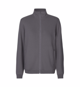 ID Identity - Sweat Cardigan 0382 Silver grey
