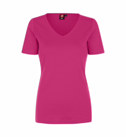 ID Identity - T-shirt V-hals 0506 Pink