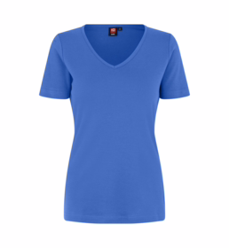 ID Identity - T-shirt V-hals 0506 Azur