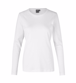 ID Identity - T-shirt 0509 Dame L/Æ Hvid