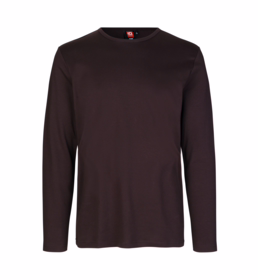 ID Identity - T-shirt 0518 L/Æ Mørk bordeaux