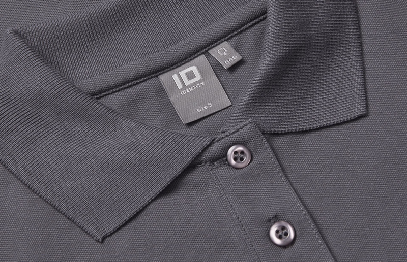 Poloshirt 0545 Dame L/Æ Koks grå, str. L