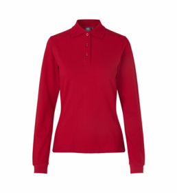 ID Identity - Poloshirt 0545 Dame L/Æ Rød