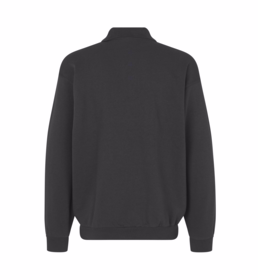 ID Identity - Polosweatshirt 0601 Koks grå