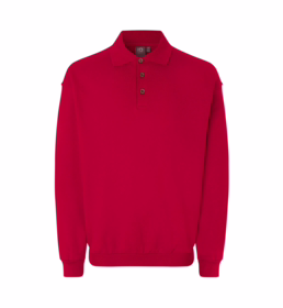 ID Identity - Polosweatshirt 0601 Rød