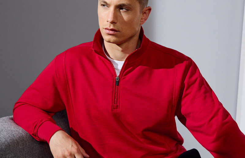 Sweatshirt 0603 Rød, str. XL