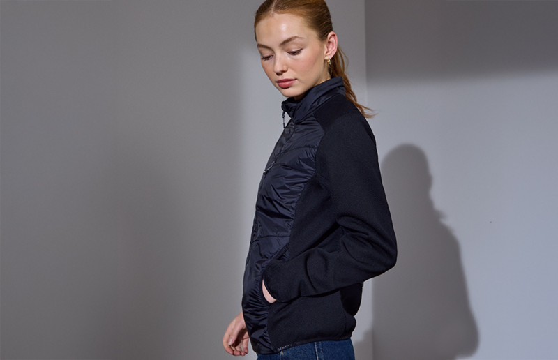 Hybrid jakke 0721 Dame Navy, str. M
