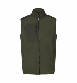 ID Identity - Fleecevest 0746 Oliven