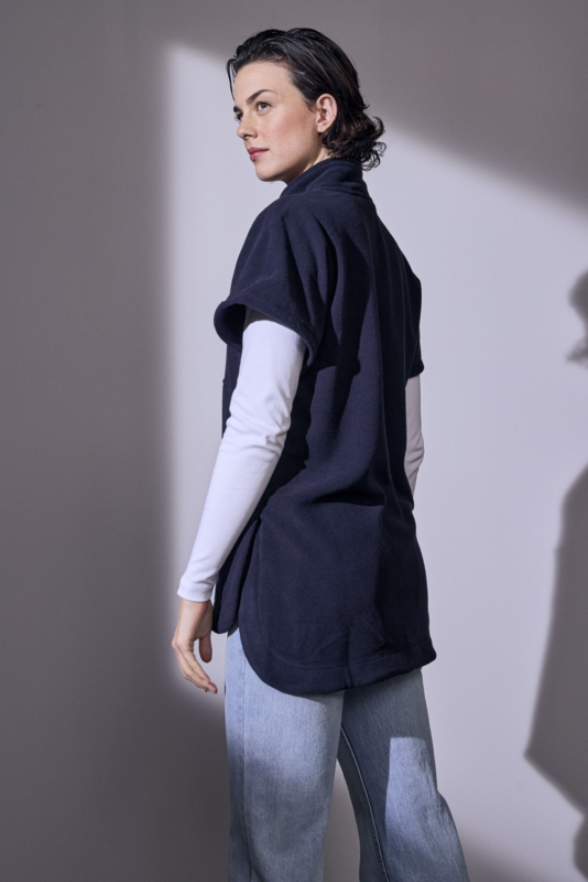 Fleece tunika 0808 Navy, str. XL/2XL