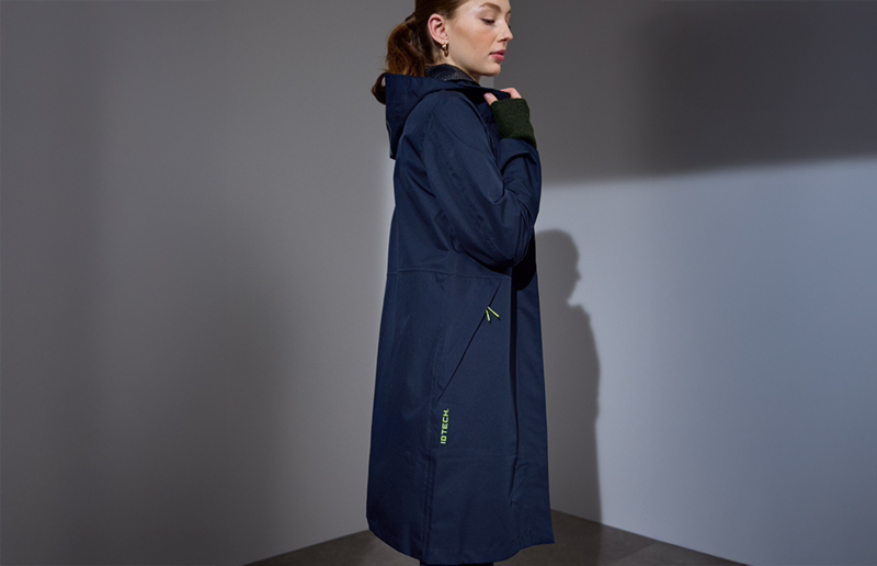 Regnjakke 0831 Dame Navy, str. L