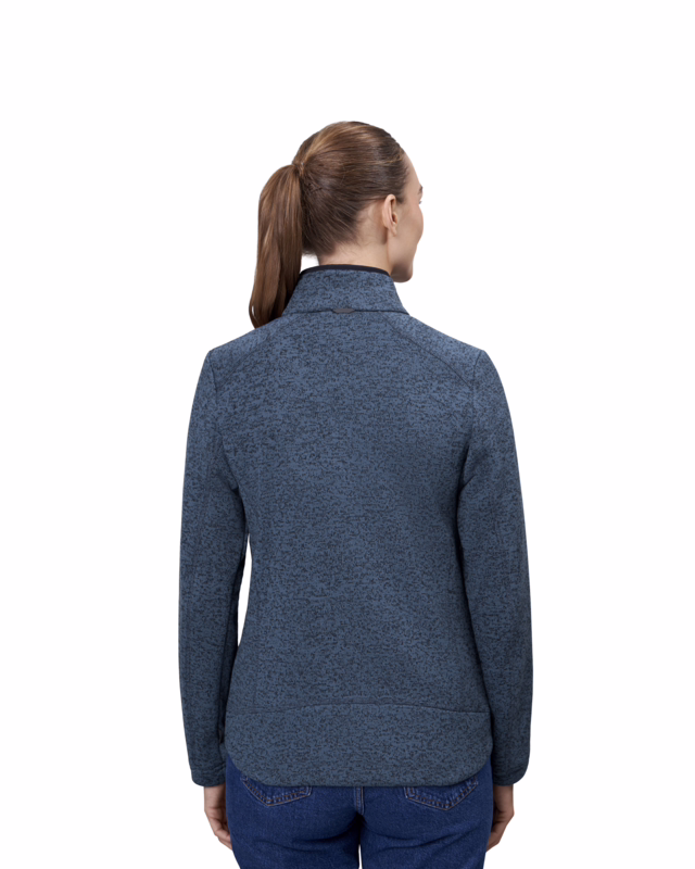 Fleecetrøje 0848 Dame Navy melange, str. L