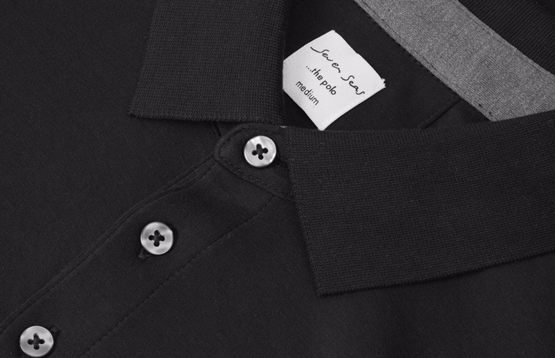 Poloshirt S600 Sort, Str. L