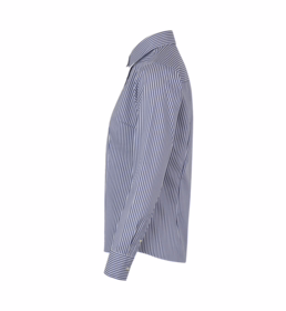 Seven Seas - Skjorte Dame L/S S780 Mod. Fit Strib Navy