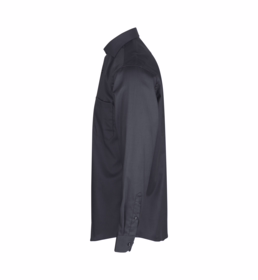 Seven Seas - Skjorte L/S SS310 Mod. Fit Koks Grå
