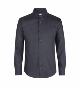 Seven Seas - Skjorte L/S SS311 Slim Fit Koks Grå
