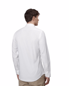 Seven Seas - Skjorte L/S Poplin SS40 Slim Fit Hvid