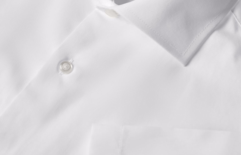 Skjorte S/S Poplin SS41 Mod. Fit Hvid, Str. XL