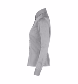 Seven Seas - Skjorte Dame L/S Twill SS720 Mod. Fit Silver Grey