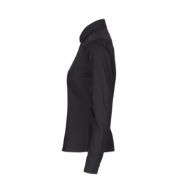 Seven Seas - Skjorte Dame L/S Twill SS720 Mod. Fit Sort