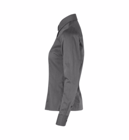 Seven Seas - Skjorte Dame L/S SS730 Mod. Fit Mørk grå