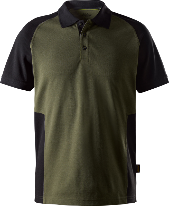 Poloshirt 2750 Khakigrøn/sort, str. S