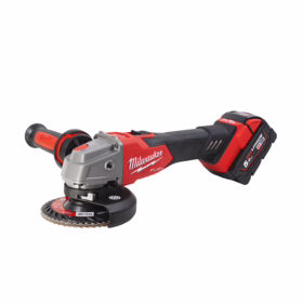 Milwaukee - Vinkelsliber 18V M18FSAG125XB502X, 2x5,0 Ah+lader