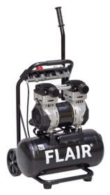 FLAIR - Kompressor FLAIR 24/20 lydsvag 230V, 2,0 HK, 24 L