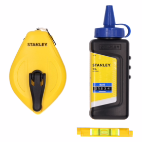 Stanley - Kridtsnor 1:1, 30 m m/blå kridt
