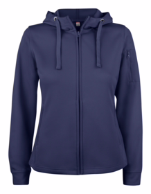 Clique - Hættetrøje m/lyn Dame Basic 021015 Mørk marine